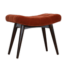 Bourton Red Velvet Curved Bench by Lavishway | Benches & Storage Benches-21766