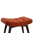 Bourton Red Velvet Curved Bench by Lavishway | Benches & Storage Benches-21773