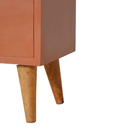 Bourton Red Painted 2 Drawers Bedside Table by Lavishway | Bedside Tables-21731