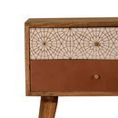 Bourton Solid Wood 2 Drawers Bedside Table by Lavishway | Bedside Tables-21714