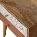 Bourton Solid Wood 2 Drawers Bedside Table by Lavishway | Bedside Tables-21712