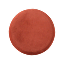 Bourton Brick Red Velvet Footstool by Lavishway | Footstool-21668