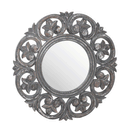 Brinley Antique Metallic Circular Mirror by Lavishway | Wall Mirrors-50531
