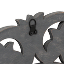 Brinley Antique Metallic Circular Mirror by Lavishway | Wall Mirrors-50532