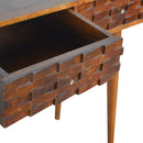 Bristol Solid Wood 2 Drawers Console Table by Lavishway | Hallway Console Table-57286