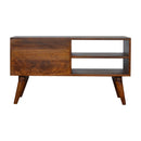 Bristol Chestnut Finish 2 Drawers TV Unit by Lavishway | TV Units Cabinets-57227