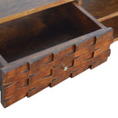 Bristol Chestnut Finish 2 Drawers TV Unit by Lavishway | TV Units Cabinets-57224