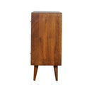 Bristol Solid Wood Carved 3 Chest Of Drawers by Lavishway | Chest Of Drawers-57234