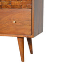 Bristol Solid Wood Carved 3 Chest Of Drawers by Lavishway | Chest Of Drawers-57233