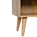 Bristol Oak Carved Drawer Bedside Table by Lavishway | Bedside Tables-57274