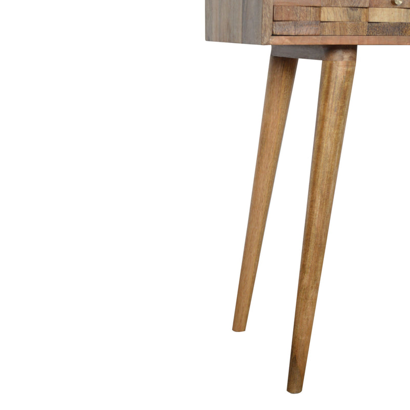 Bristol Oak Finish 2 Drawers Console Table by Lavishway | Hallway Console Table-57199