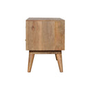 Bristol Oak Finish 2 Drawers Wooden TV Unit by Lavishway | TV Units Cabinets-57185