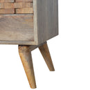 Bristol Oak Finish 2 Drawers Wooden TV Unit by Lavishway | TV Units Cabinets-57184