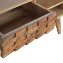 Bristol Oak Finish 2 Drawers Wooden TV Unit by Lavishway | TV Units Cabinets-57181