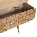 Bristol Oak Finish Carved 3 Chest Of Drawers by Lavishway | Chest Of Drawers-57257