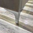 Broadway Grey Velvet Bed Frame by Lavishway | Velvet Bed-25896