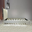 Broadway Grey Velvet Bed Frame by Lavishway | Velvet Bed-25895