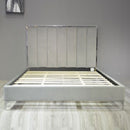 Broadway Grey Velvet Bed Frame by Lavishway | Velvet Bed-25894