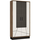 Brolo Tall Wide Glazed Display Cabinet by Lavishway | Display Cabinets-42318