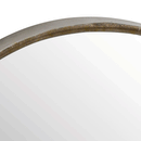 Bronze Narrow Edged Circular Wall Mirror by Lavishway | Wall Mirrors-50467