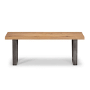Brooklyn Contemporary Solid Oak Bench by Lavishway | Dining Benches-20914