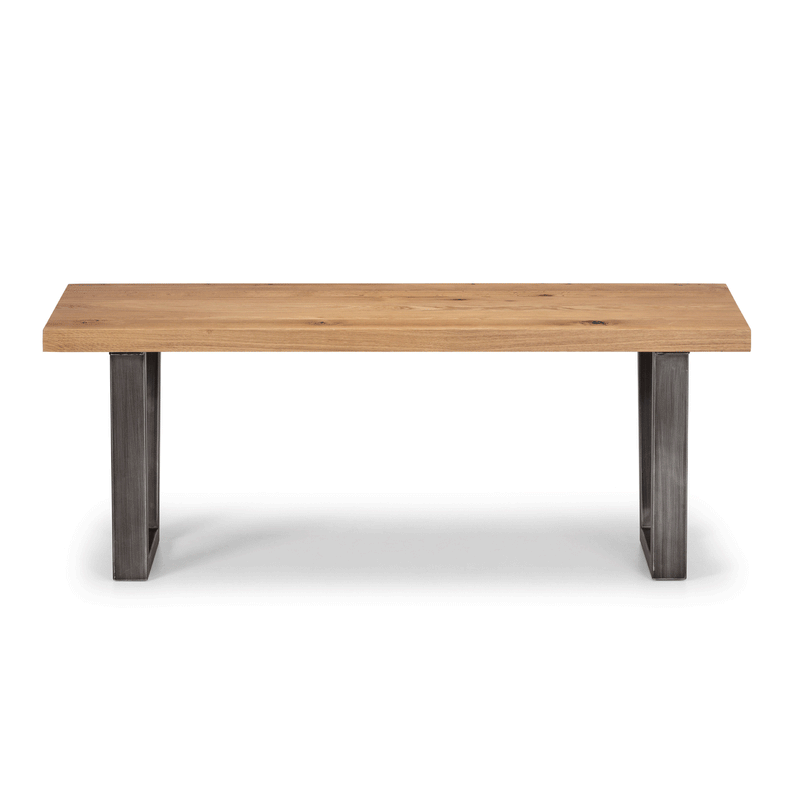 Brooklyn Contemporary Solid Oak Bench by Lavishway | Dining Benches-20914