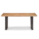 Brooklyn Solid Oak 6 Seater Dining Table by Lavishway | Dining Tables-20885