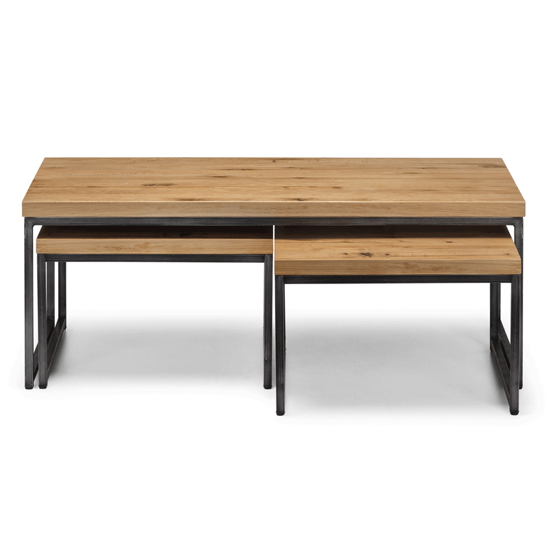 Brooklyn Oak Nesting Coffee Tables by Lavishway | Nest of Tables-20870