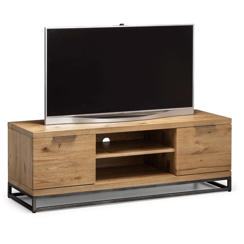 Brooklyn Solid Oak TV Unit With Storage by Lavishway | TV Units Cabinets-20806