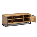 Brooklyn Solid Oak TV Unit With Storage by Lavishway | TV Units Cabinets-20809