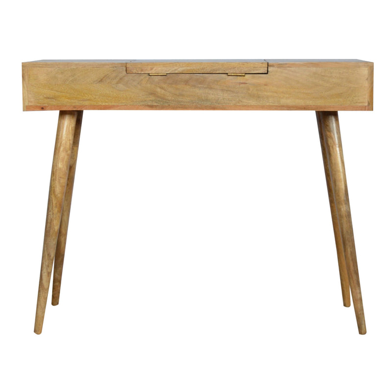 Burford Dressing Table With Foldable Mirror by Lavishway | Dressing Tables-22247