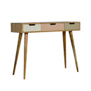 Burford Dressing Table With Foldable Mirror by Lavishway | Dressing Tables-22245