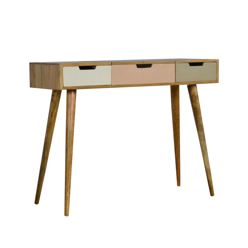 Burford Dressing Table With Foldable Mirror by Lavishway | Dressing Tables-22245