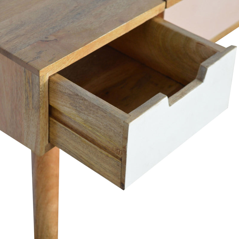 Burford Dressing Table With Foldable Mirror by Lavishway | Dressing Tables-22251