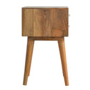 Burford Blue Floral Printed Bedside Table by Lavishway | Bedside Tables-22404