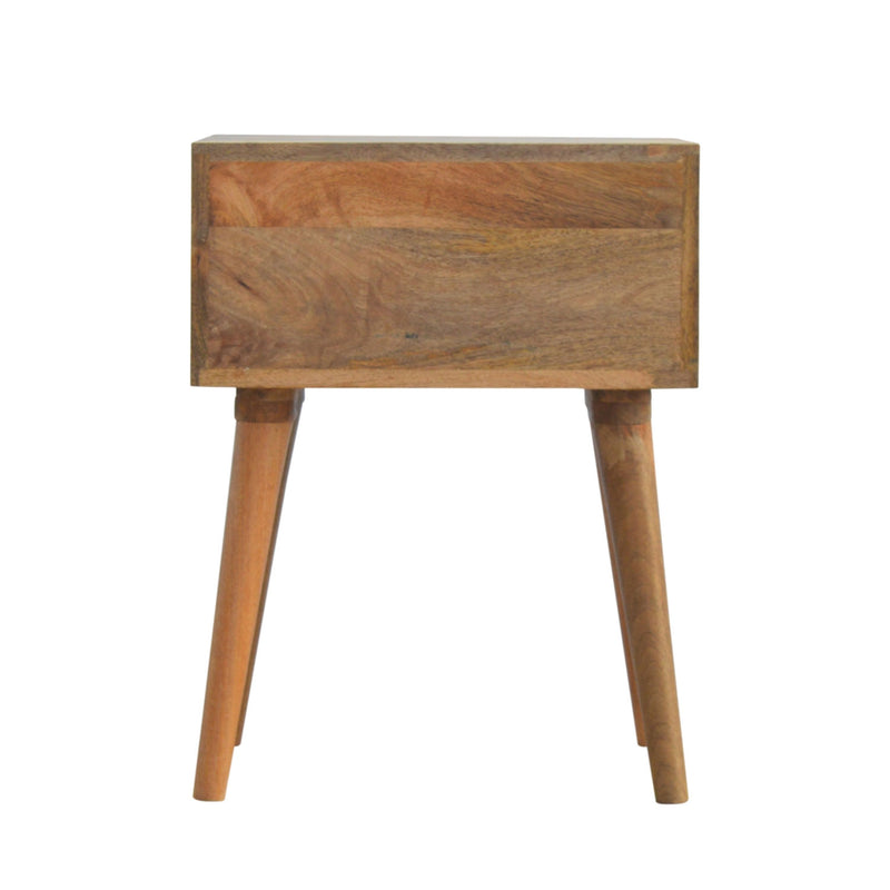 Burford Blue Floral Printed Bedside Table by Lavishway | Bedside Tables-22402