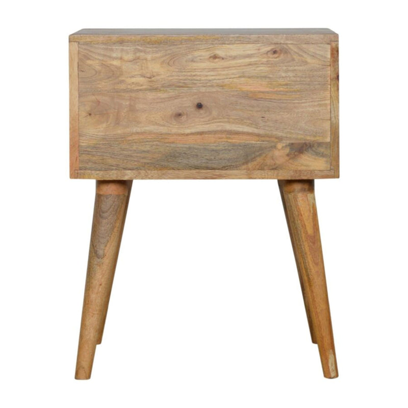 Burford Patterned 2 Drawers Bedside Table by Lavishway | Bedside Tables-22370