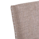 Tweed Fabric Studded Dining Chair Set of 2 by Lavishway | Dining Chairs-36220