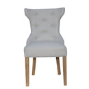 Winged Button Back Dining Chair Set of 2 by Lavishway | Dining Chairs-36172