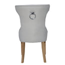 Winged Button Back Dining Chair Set of 2 by Lavishway | Dining Chairs-36174