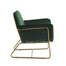 Charles Velvet Contemporary Armchair by Lavishway | Bedroom Chairs-35172