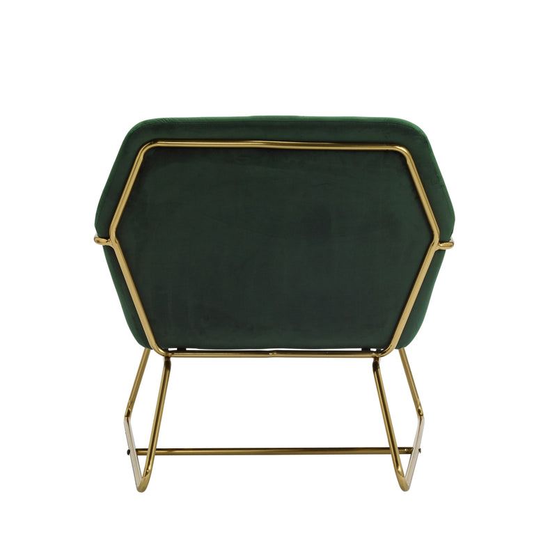 Charles Velvet Contemporary Armchair by Lavishway | Bedroom Chairs-35174