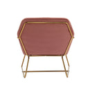 Charles Velvet Contemporary Armchair by Lavishway | Bedroom Chairs-35179