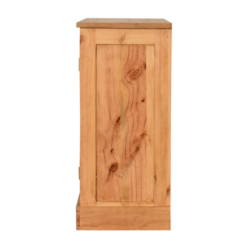 Caged Contemporary 2 Doors Pine Cabinet by Lavishway | Display Cabinet-22336