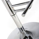 Cairo Grey Leather Effect Bar Stool by Lavishway | Bar Stools-27146