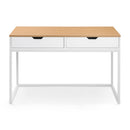 California 2 Drawers White Desk by Lavishway | Reclaimed Wood Desks-20906