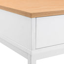 California 2 Drawers White Desk by Lavishway | Reclaimed Wood Desks-20908