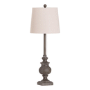 Calven Natural Shade Antiqued Table Lamp by Lavishway | Table Lamps-51513