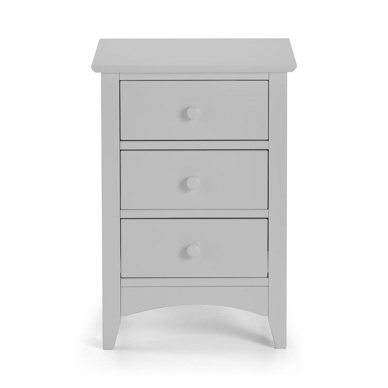 Cameo 3 Drawers Contemporary Bedside Table by Lavishway | Bedside Tables-20853
