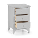 Cameo 3 Drawers Contemporary Bedside Table by Lavishway | Bedside Tables-20855